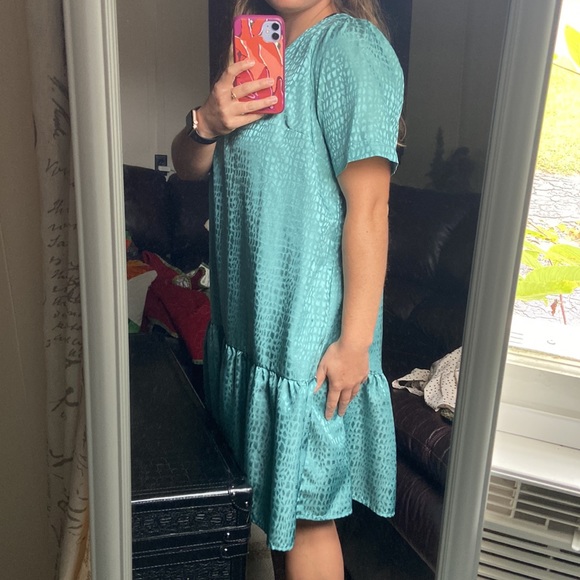 Teal Dress - Picture 3 of 4